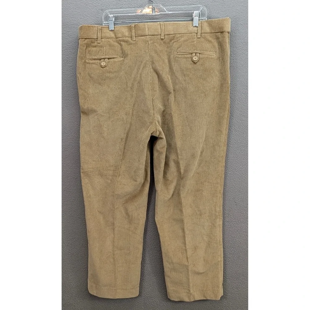 Peter Christian Corduroy Trousers‎ Men's 42x27 Beige Pleated Cotton Casual NWT